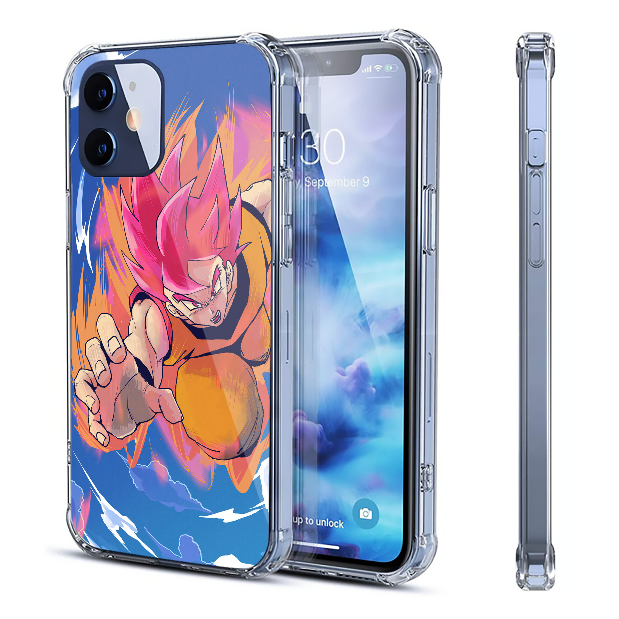 （画像用） ドラゴンボール DRAGON BALL 【iPhone 12シリーズ対応】透明スマホケース（クリアソフトケース）